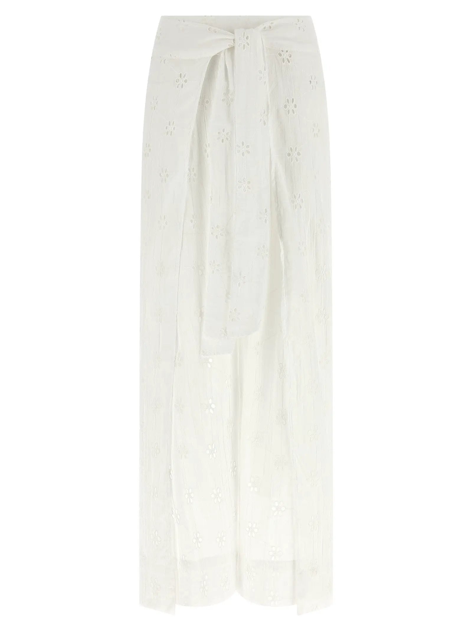 Polo Ralph Lauren White Cotton Casual Pants