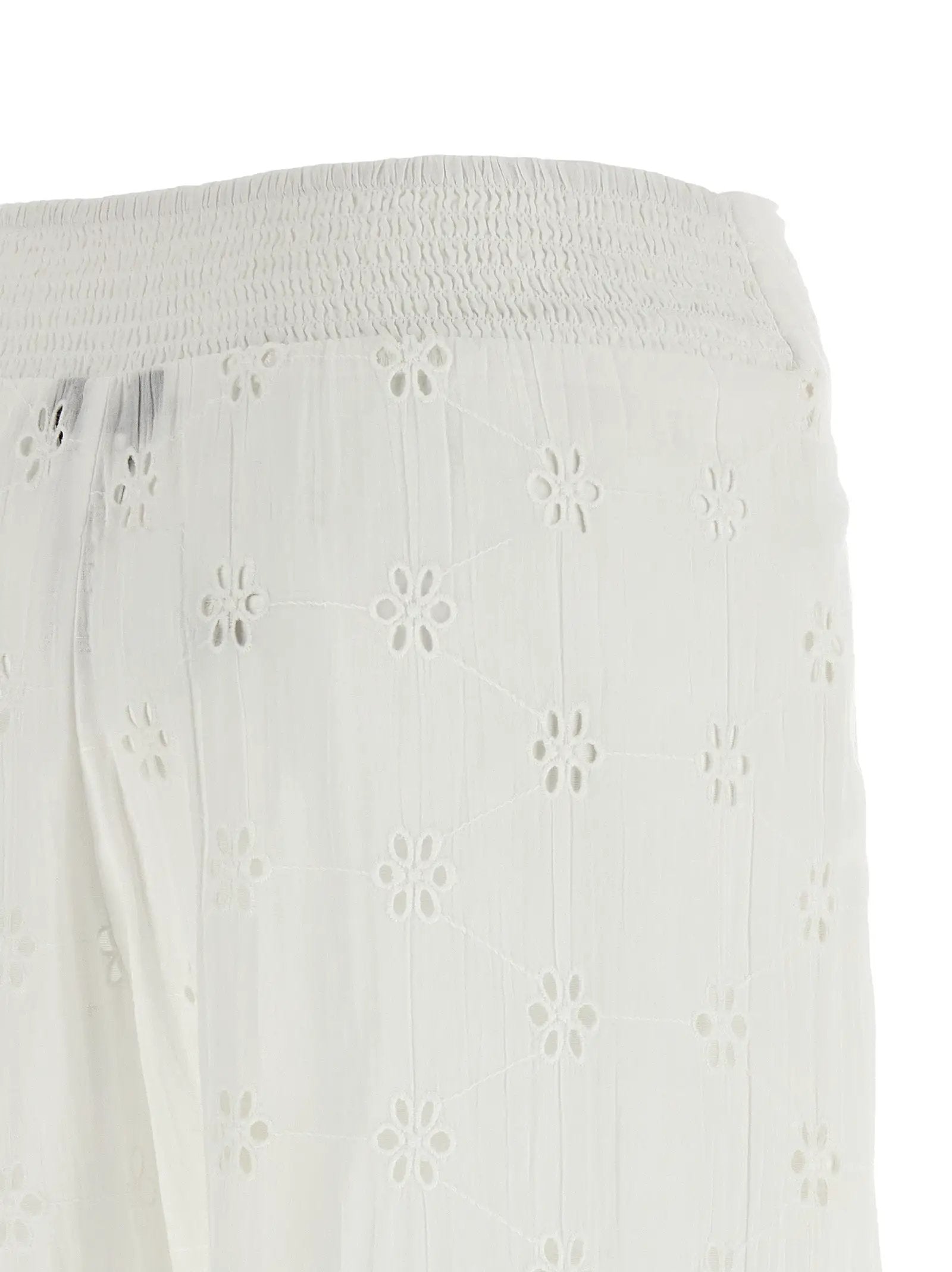 Polo Ralph Lauren White Cotton Casual Pants