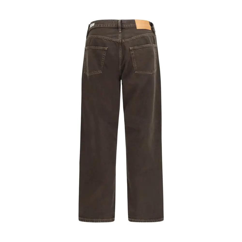 Sunflower Brown Cotton Relaxed Fit Jeans