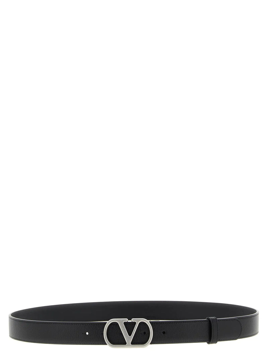 Valentino Garavani Black Calfskin Regular Belt