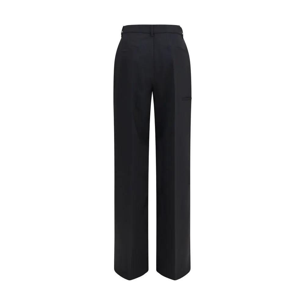 Rick Owens Black Wool Oves Aries Dress Pants