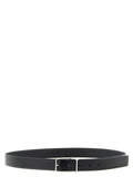 Tom Ford Black Calfskin Thin Belt