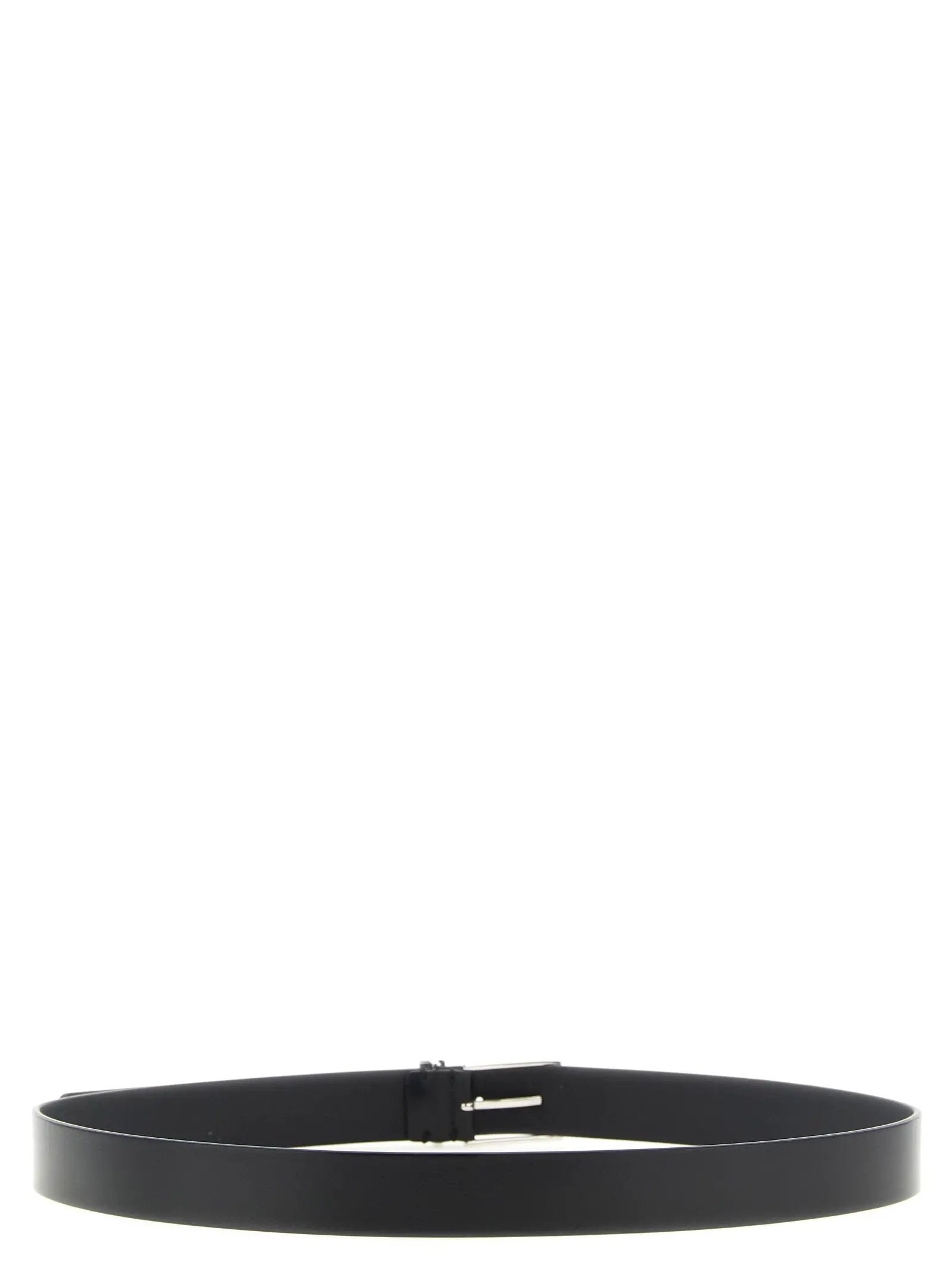 Tom Ford Black Calfskin Thin Belt