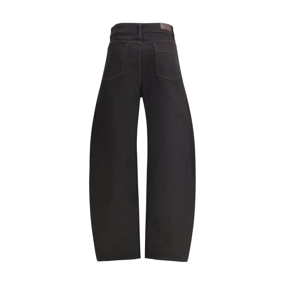 Lemaire Black Cotton Casual Pants