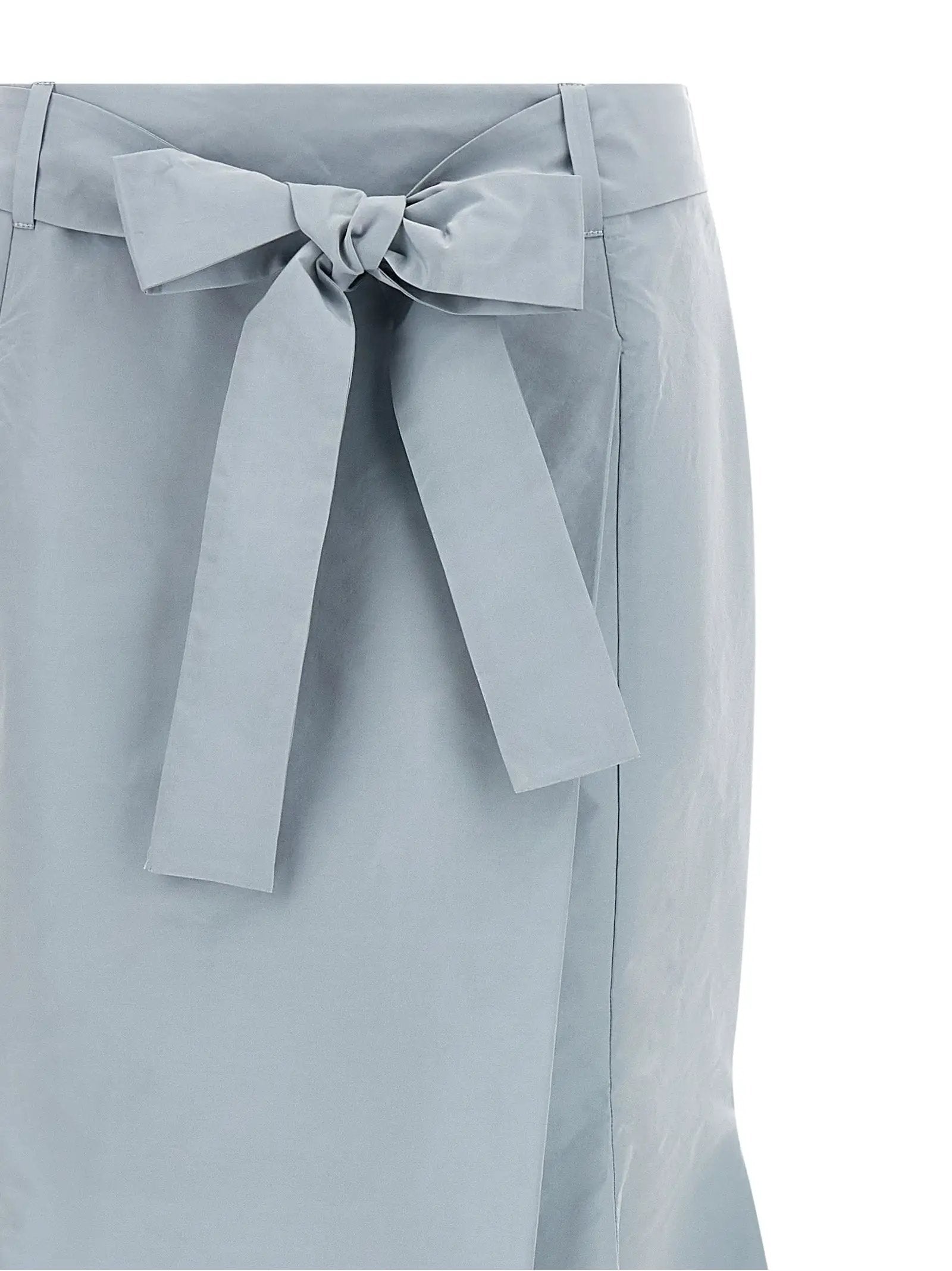 PINKO Blue Polyester Mini Skirt