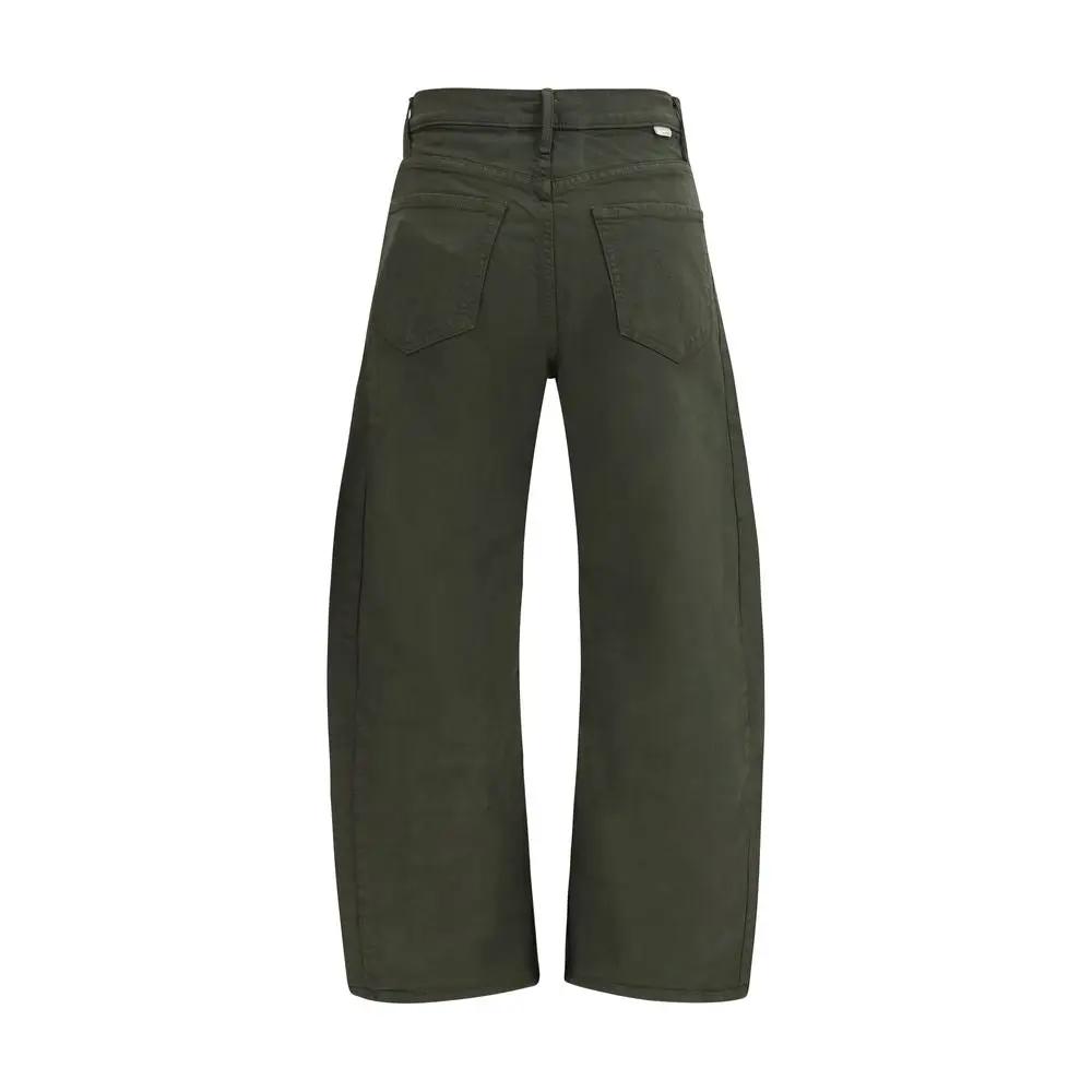 Mother Denim Bicolor Cotton Relaxed Fit Jeans