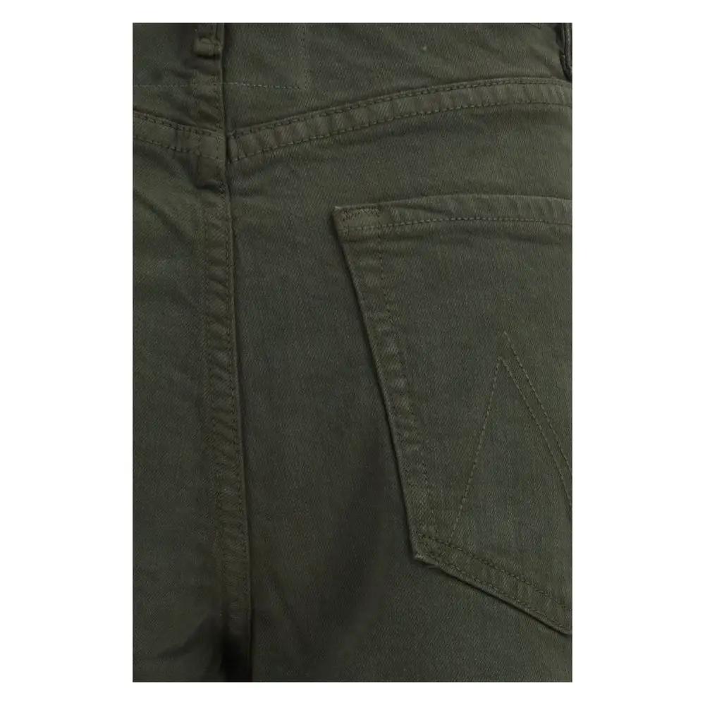Mother Denim Bicolor Cotton Relaxed Fit Jeans
