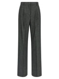The Andamane Gray Polyester Dress Pants