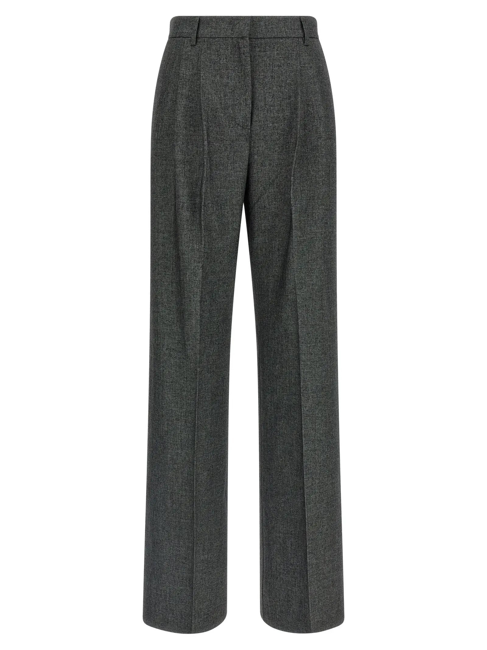 The Andamane Gray Polyester Dress Pants