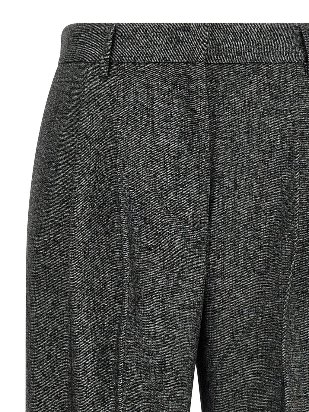 The Andamane Gray Polyester Dress Pants