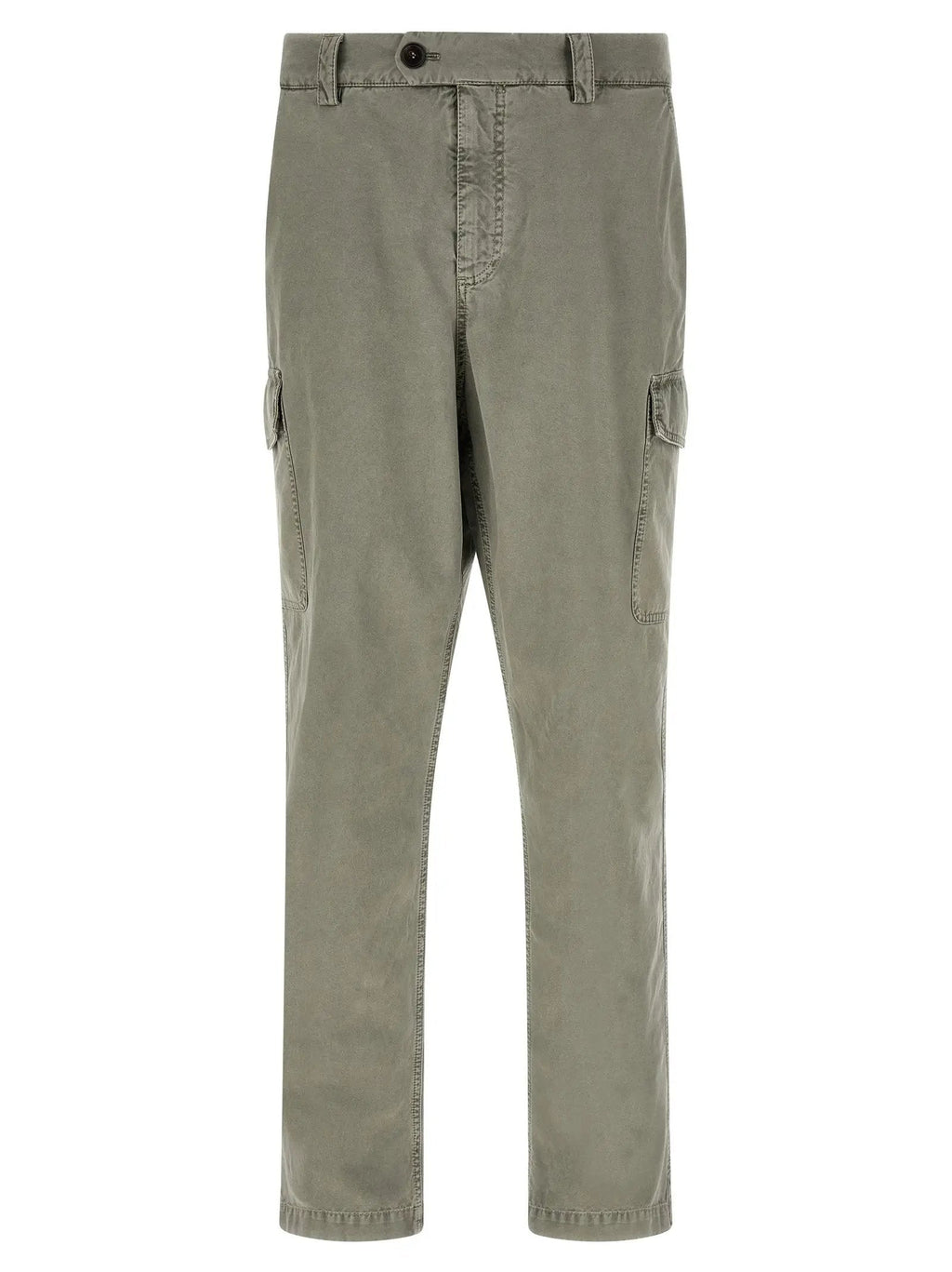 Brunello Cucinelli Bicolor Cotton Cargo Pants