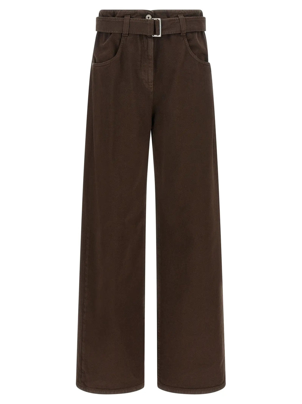 Brunello Cucinelli Brown Cotton Jeans Denim