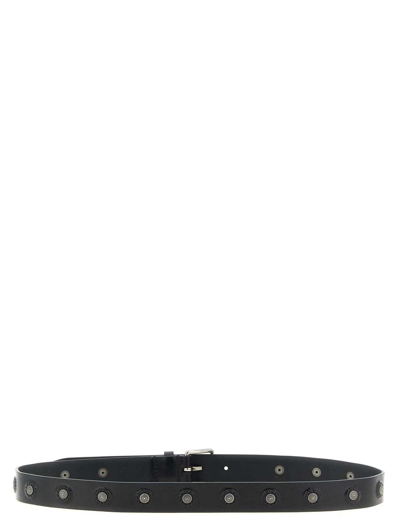 Lemaire Black Calfskin Regular Belt