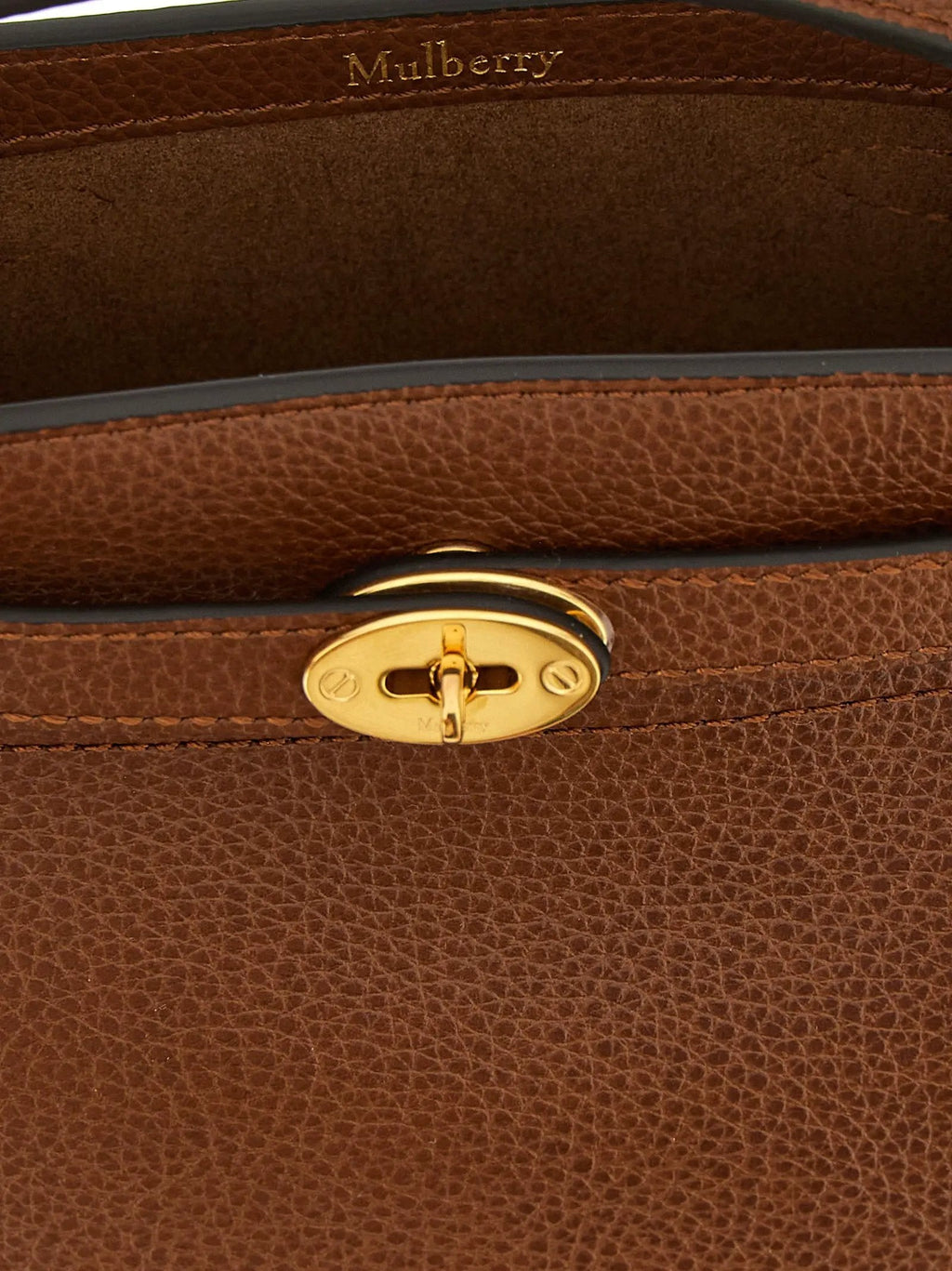 Mulberry Brown Calfskin Crossbody Bag