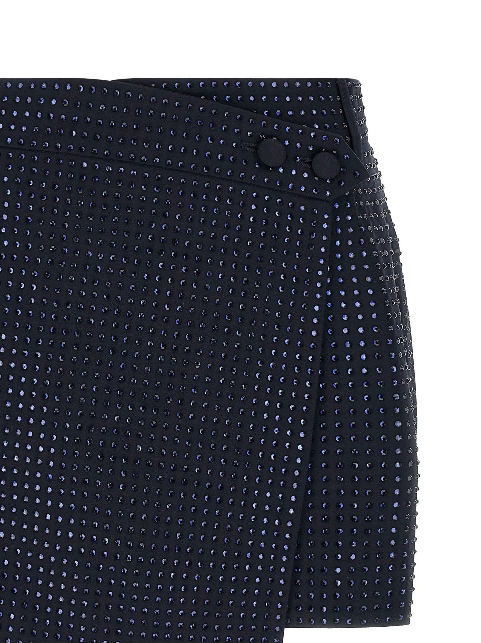 PINKO Blue Polyester Long Skirt