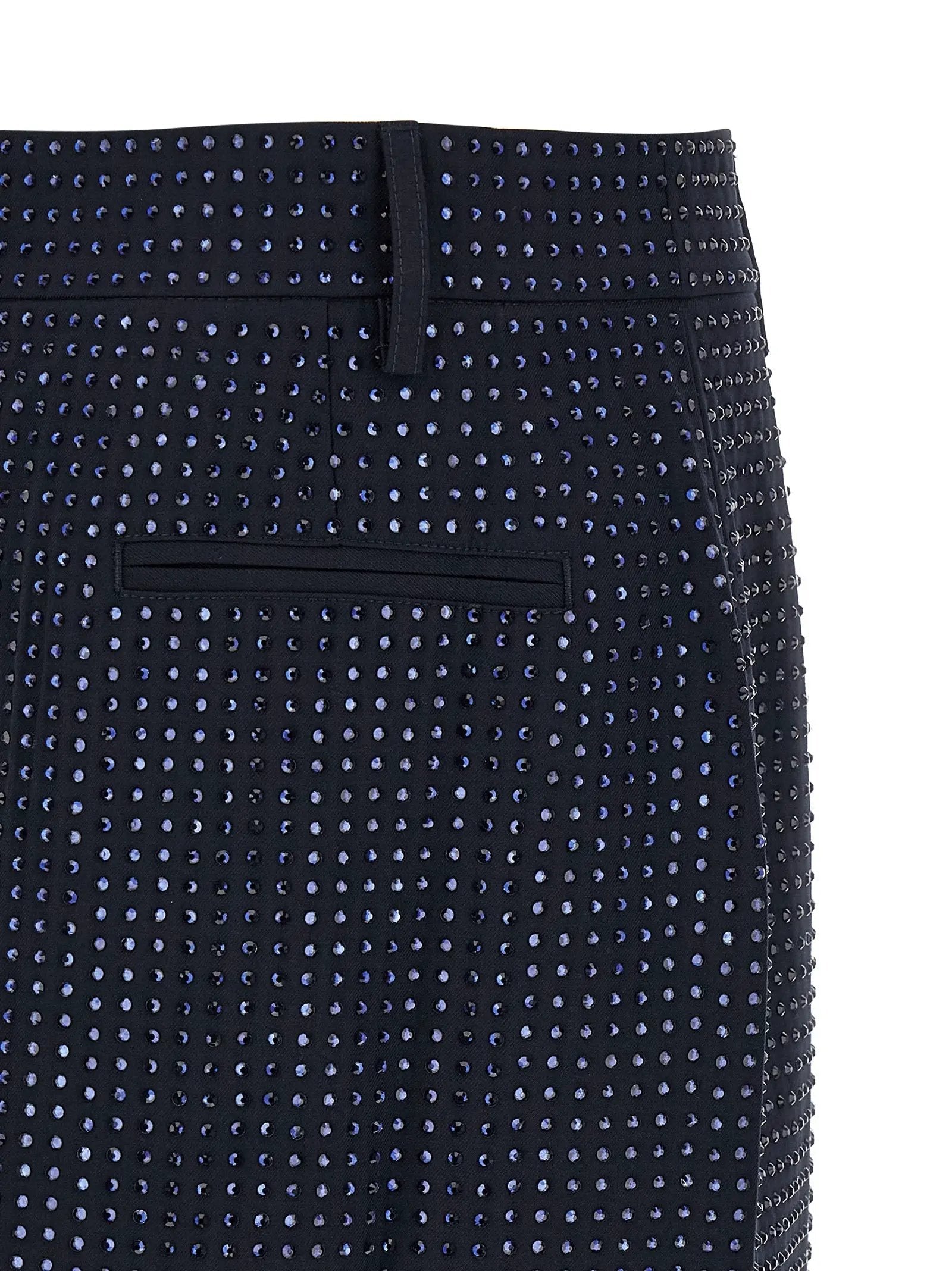 PINKO Blue Polyester Long Skirt