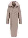 Rick Owens Multicolor Marabou Coat
