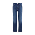 Dolce & Gabbana Blue Cotton Straight-Leg Jeans