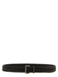 Brunello Cucinelli Brown Leather Regular Belt