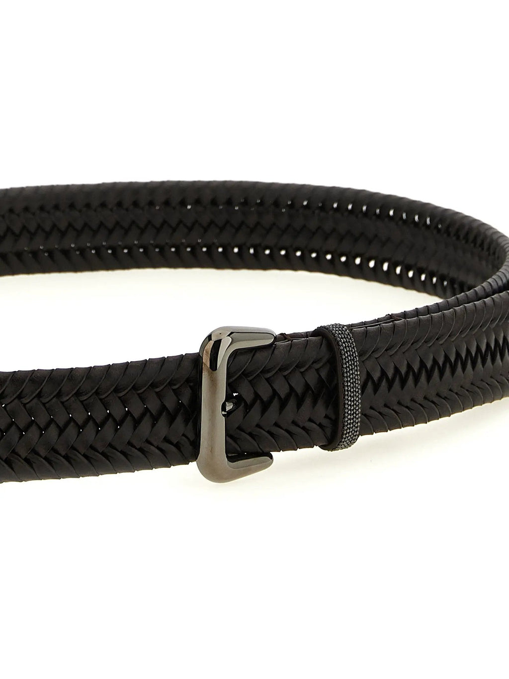 Brunello Cucinelli Brown Leather Regular Belt
