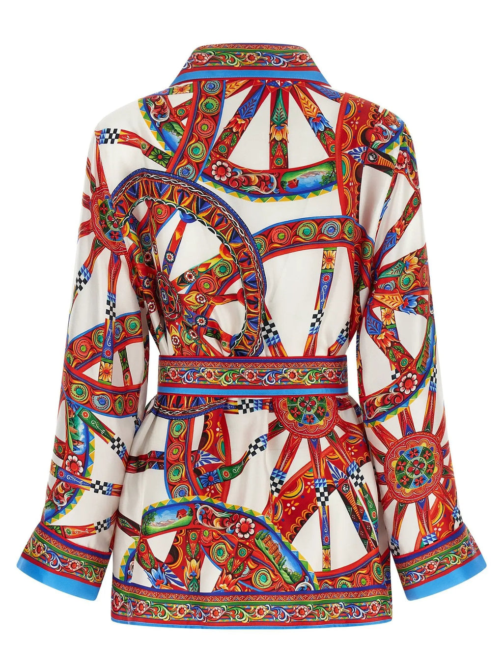 Dolce & Gabbana Multicolor Silk Blouse