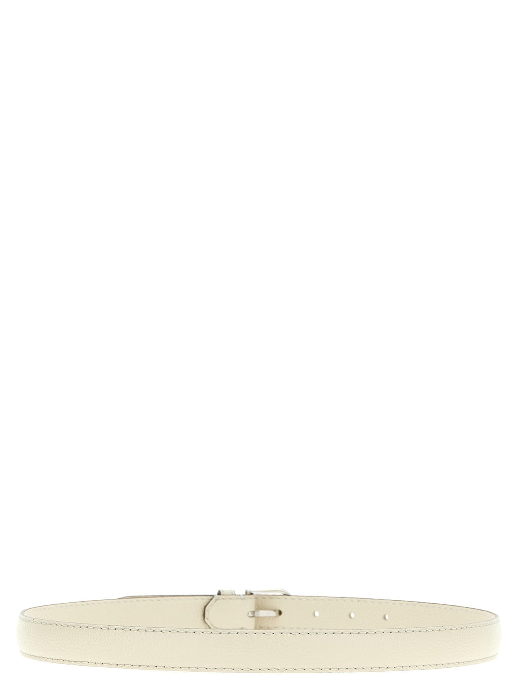 TOTEME White Leather Regular Belt