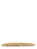Fabiana Filippi Beige Leather Thin Belt