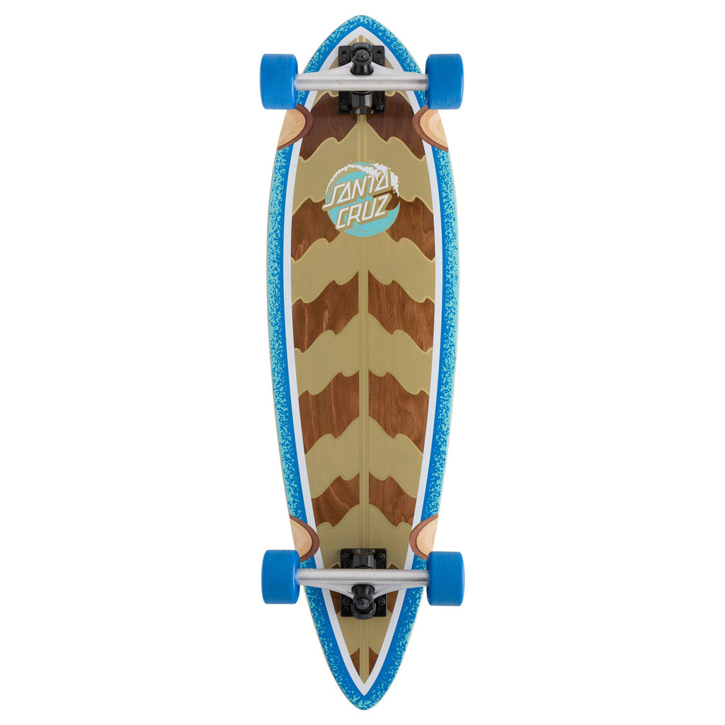 Santa Cruz Longboard Stipple Wave Dot Pintail 9.20" x 33"