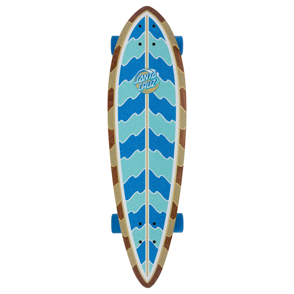 Santa Cruz Longboard Stipple Wave Dot Pintail 9.20" x 33"