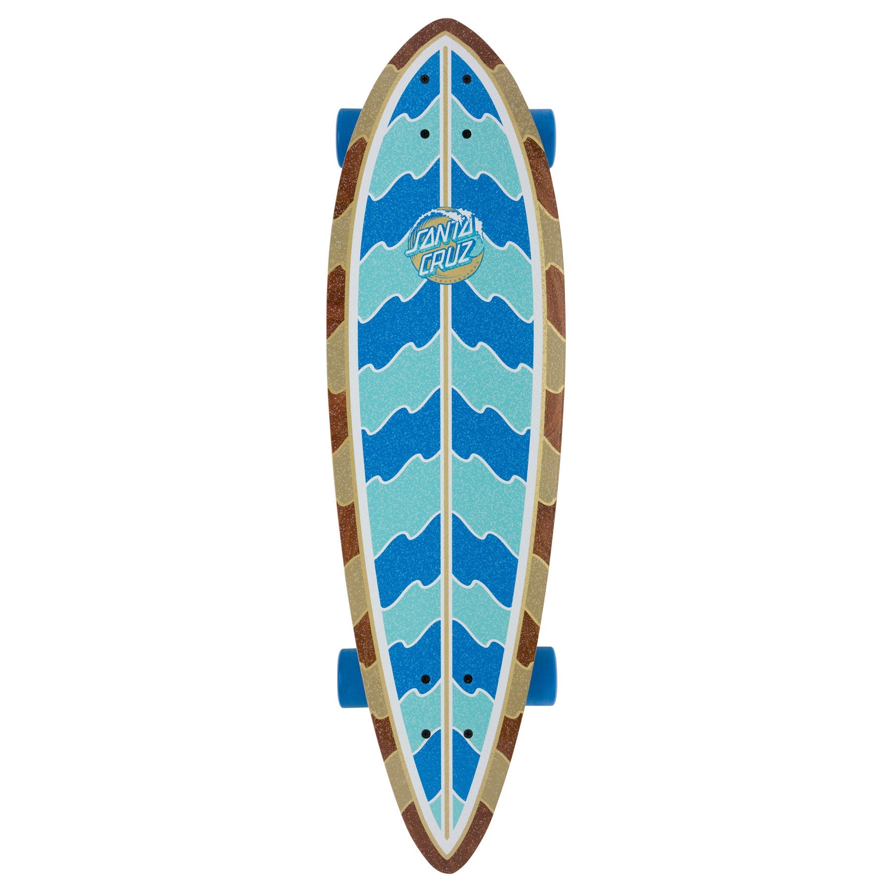 Santa Cruz Longboard Stipple Wave Dot Pintail 9.20" x 33"