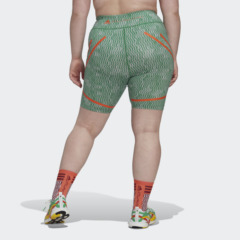 Women's adidas  by Stella McCartney TruePurpose Printed Cycling Leggings - Plus Size