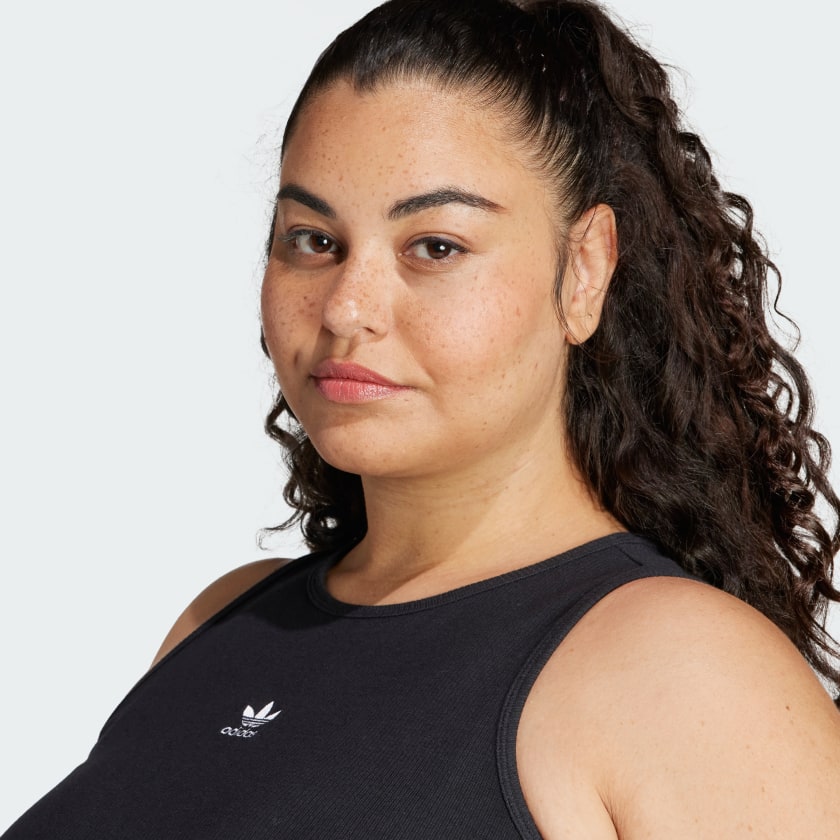 Women's adidas Essentials Rib Tank Dress (Plus Size)