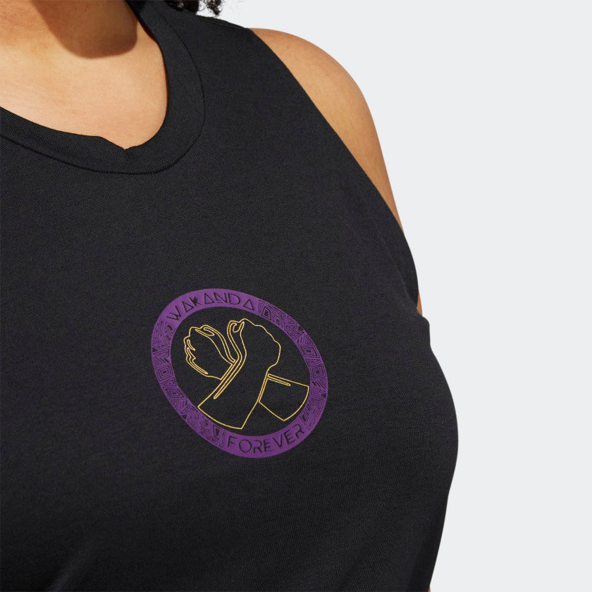 Women's adidas Marvel Black Panther Graphic Tank Top