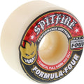 Spitfire Wheels F4 Conical Full 54mm 101a - White/Red (Set of 4)