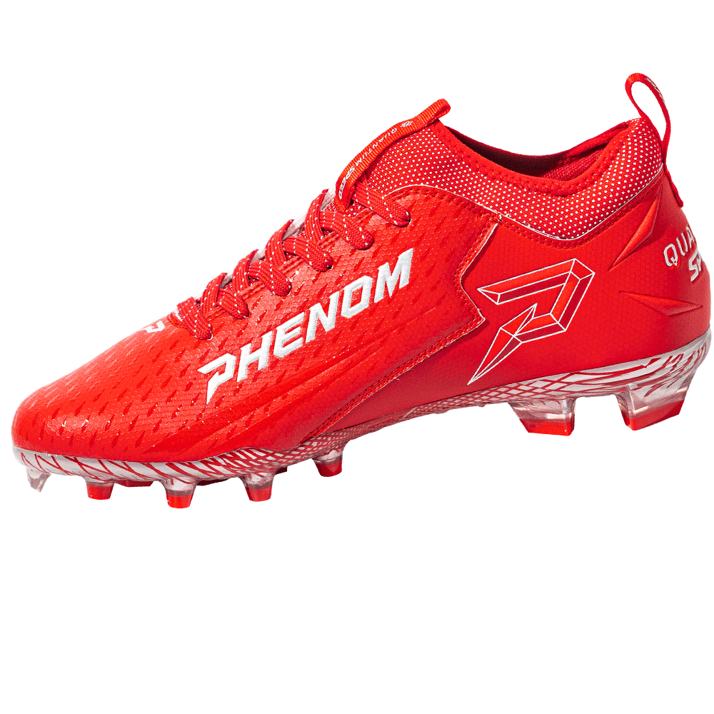 Phenom Elite Quantum Speed 2.0 Football Cleats - Red