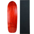 Moose Old School Deck 10" x 33" Stained Red with Griptape