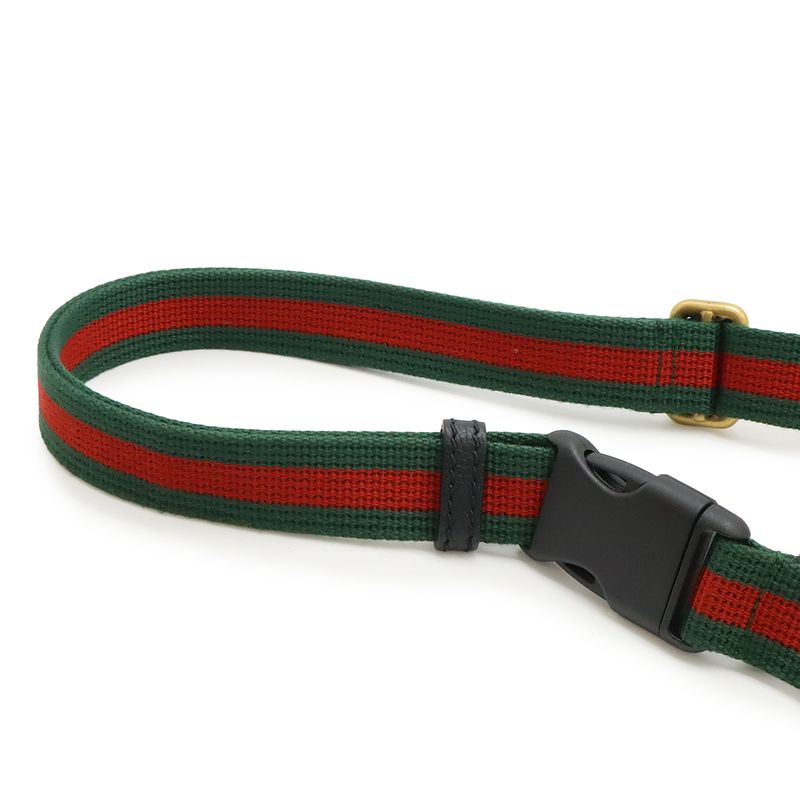 Gucci Printed Small Belt Bag Sherry Line Waist Hip Body Leather