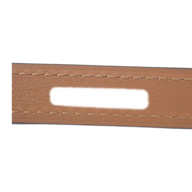Hermes Pop H 15 Belt Veau Epsom Etoupe Brown Pink Gold Hardware