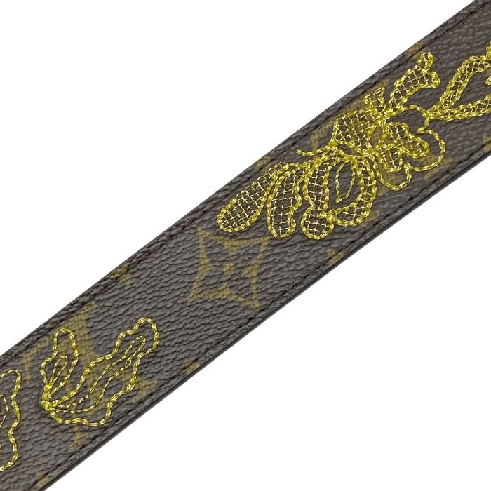 Louis Vuitton Ceinture Belt Arjun Monogram Dantele Accessories Logo Leather