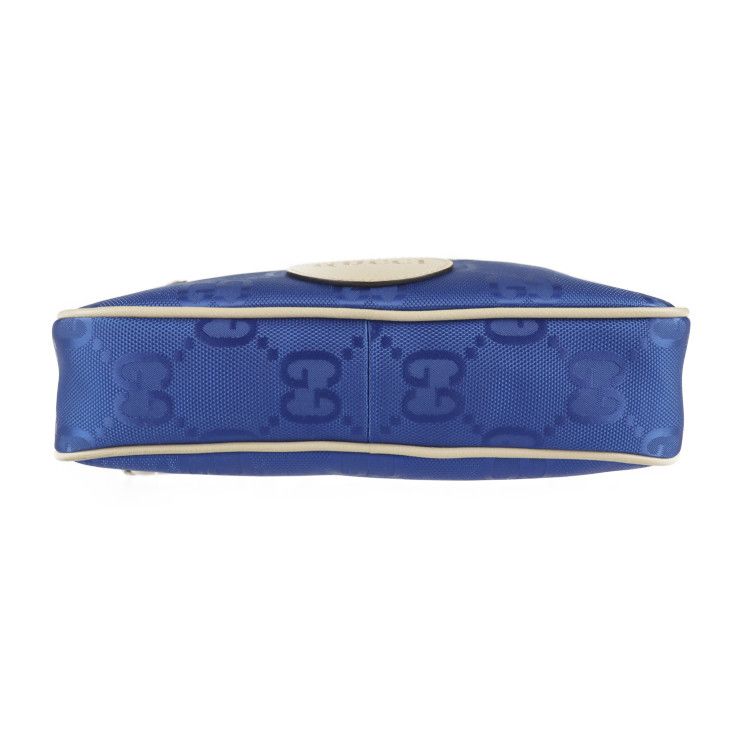 Gucci Belt Bag Body Nylon Leather Blue Beige Off The Grid