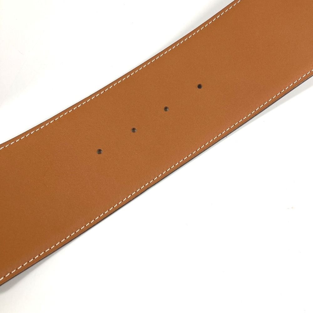 Hermes Belt Thick Leather Black