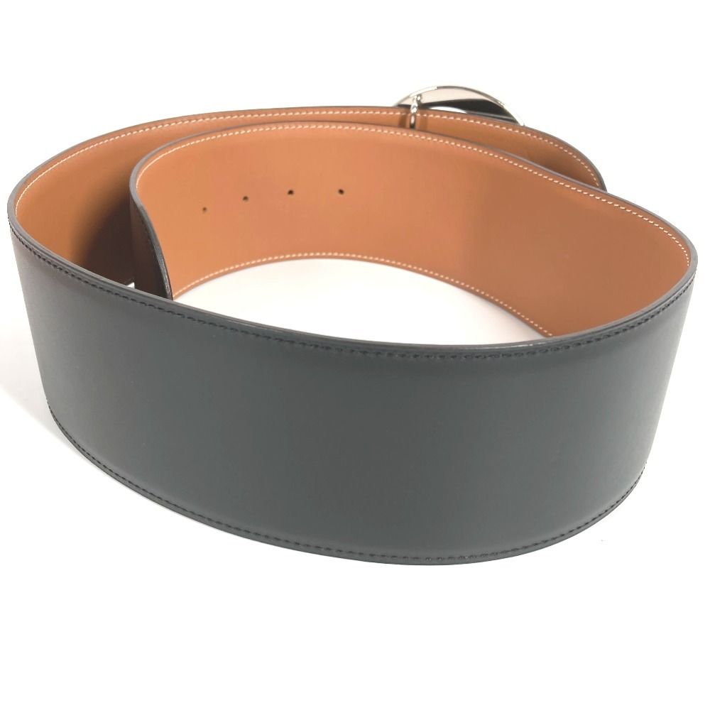 Hermes Belt Thick Leather Black