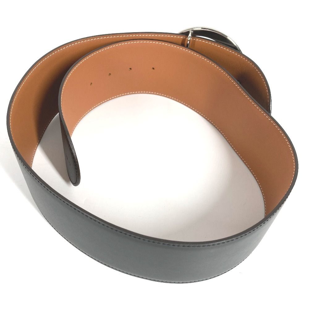 Hermes Belt Thick Leather Black