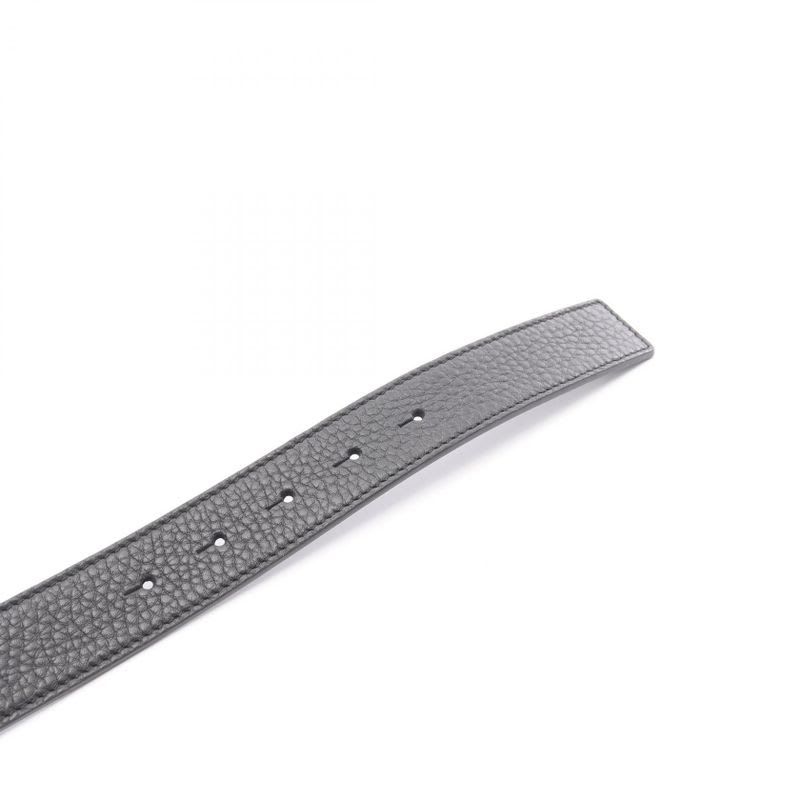 Loewe Belt Chunky Anagram Black Leather