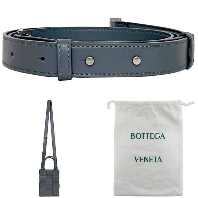 Bottega Veneta 2-Way Bag Mini Cassette Shoulder Gray