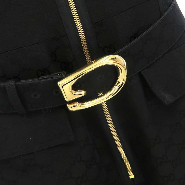 Gucci Jumps Silk Leather Belt