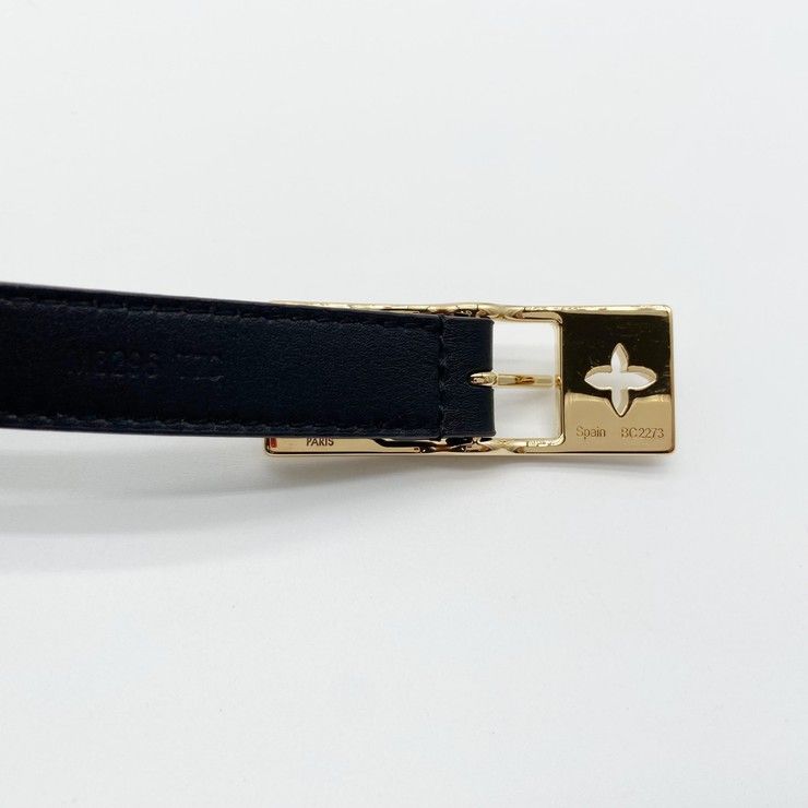 Louis Vuitton Belt LV Duo Reversible Brown Black Monogram