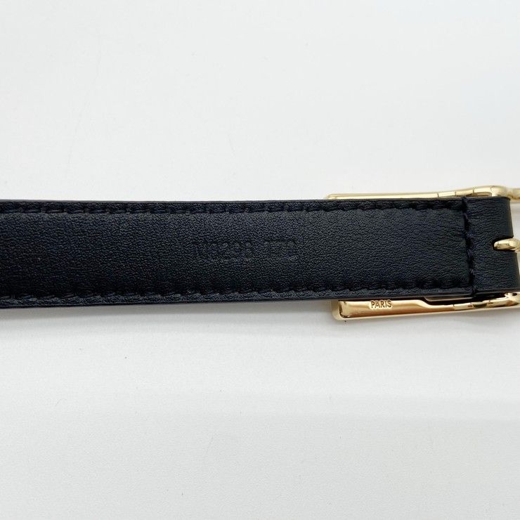 Louis Vuitton Belt LV Duo Reversible Brown Black Monogram