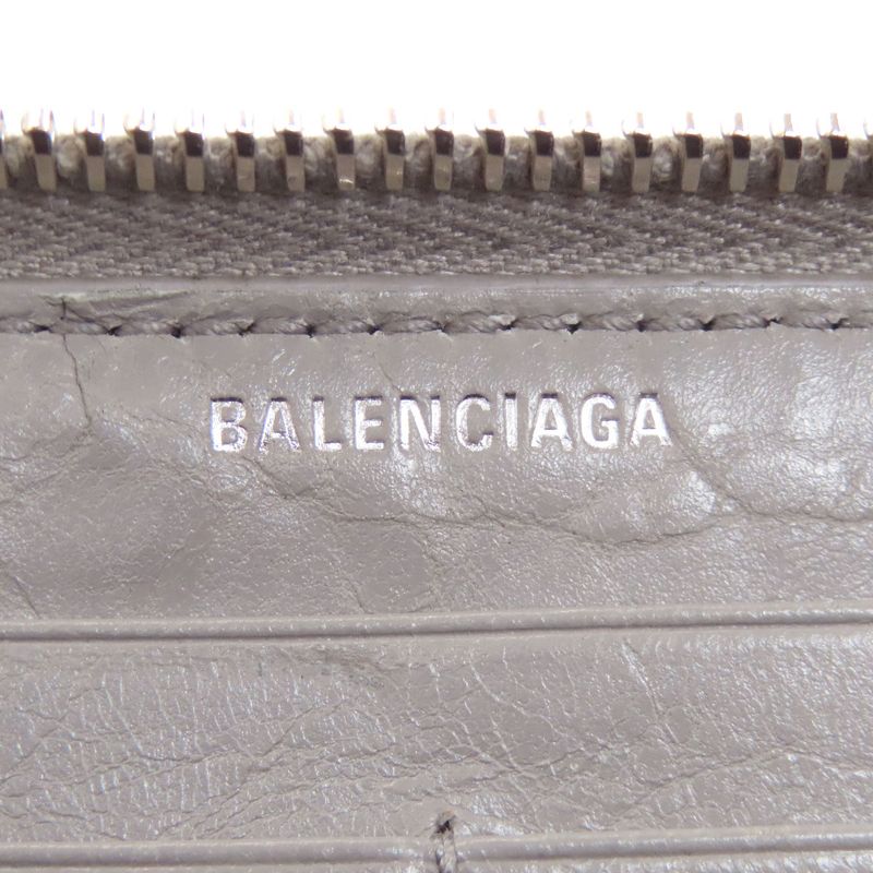 Balenciaga Logo Wallet Leather