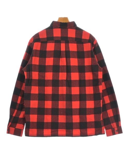 Balenciaga Casual Shirt Wool Red Black